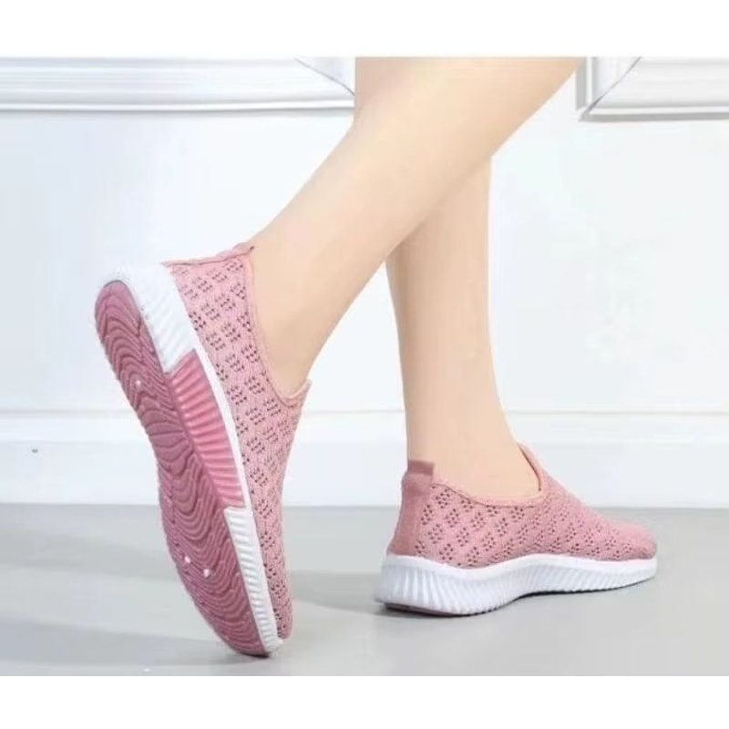 Lightweight Mesh Sneakers For Women Breathable Casual Walking Shoes With Soft Sole Comfort 2