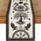 Vintage Viking Table Runner With Raven And Nordic Symbol Design 5