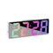Modern LED Digital Alarm Clock With Temperature Display For Bedroom Desk 9