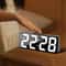 Modern LED Digital Alarm Clock With Temperature Display For Bedroom Desk 2