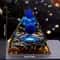 Lapis Lazuli Crystal Sphere And Pyramid Decor Set For Elegant Home Styling 2