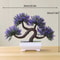 Mini Artificial Bonsai Tree Plant For Tabletop Home Decor 11
