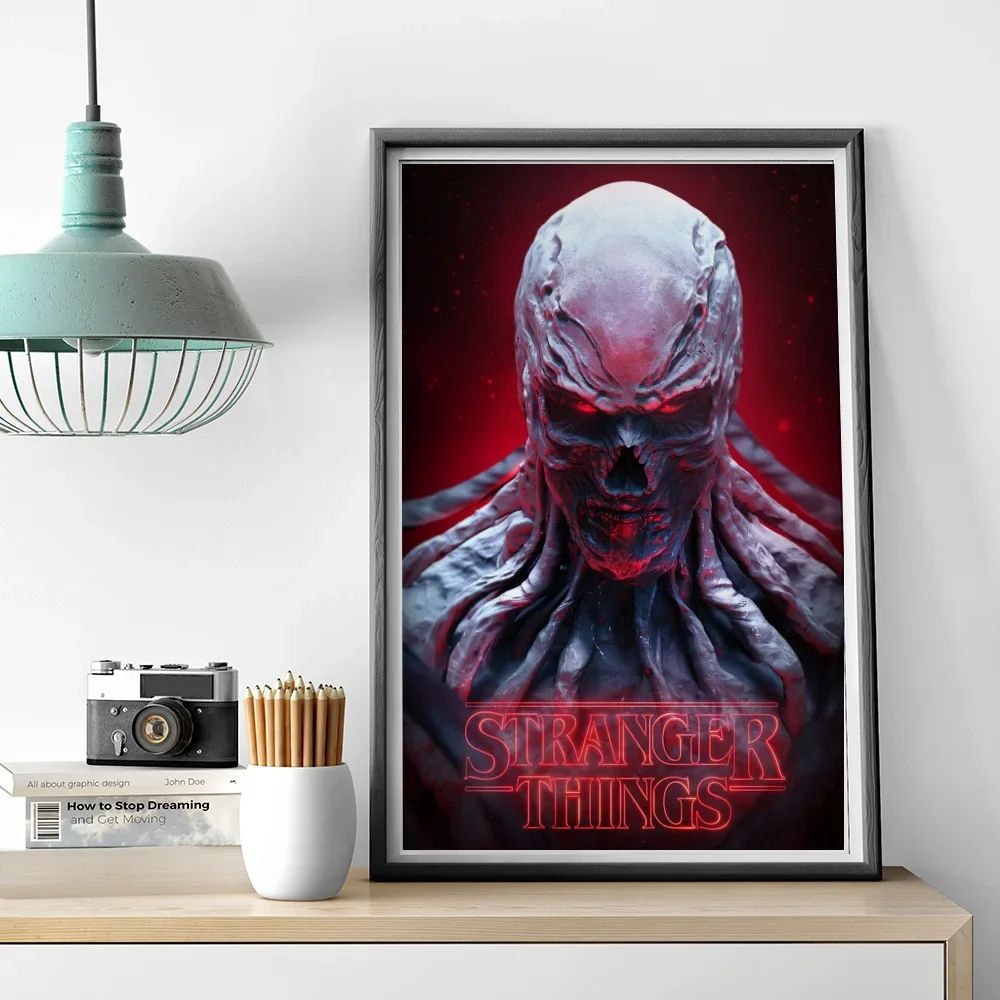 Stranger Things Canvas Wall Art Vintage TV Series Poster Decor For Room And Cafe 8
