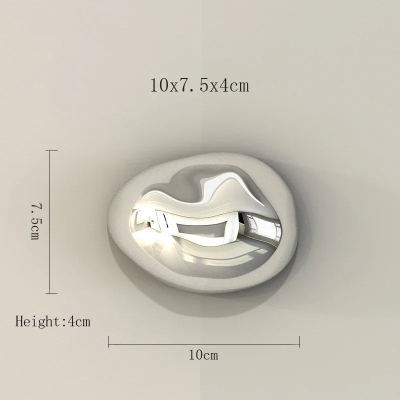 Modern Stone Style Wall Pendant Decorative Hanging Art For Living Room Accent 7