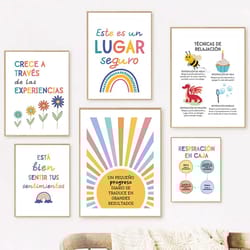 growth mindset therapy wall art motivational poster for office classroom decor