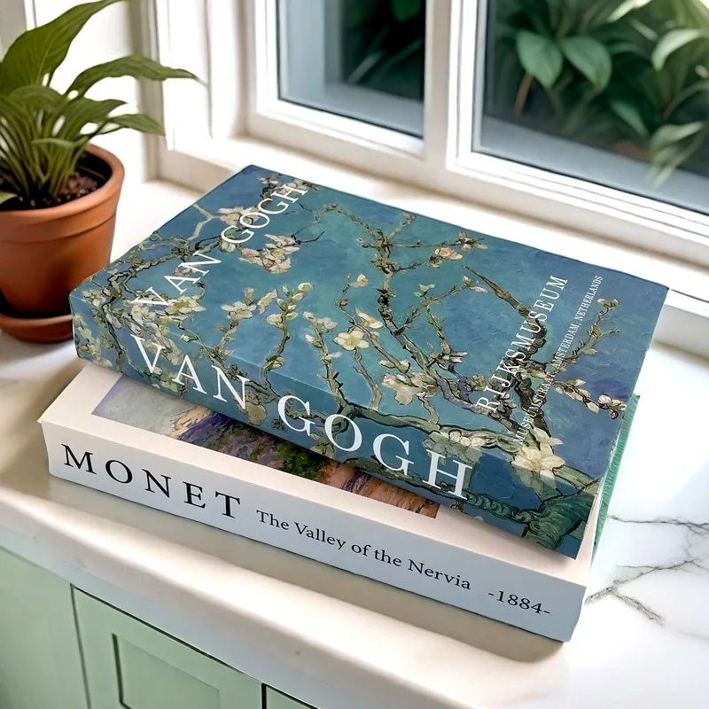 Luxury Decorative Book Storage Box Hidden Storage Art Book Decor For Home Styling 1