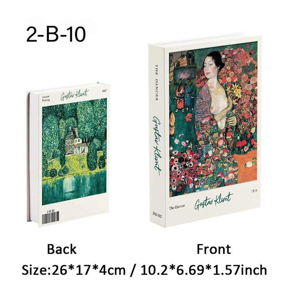 Luxury Decorative Book Storage Box Hidden Storage Art Book Decor For Home Styling 5