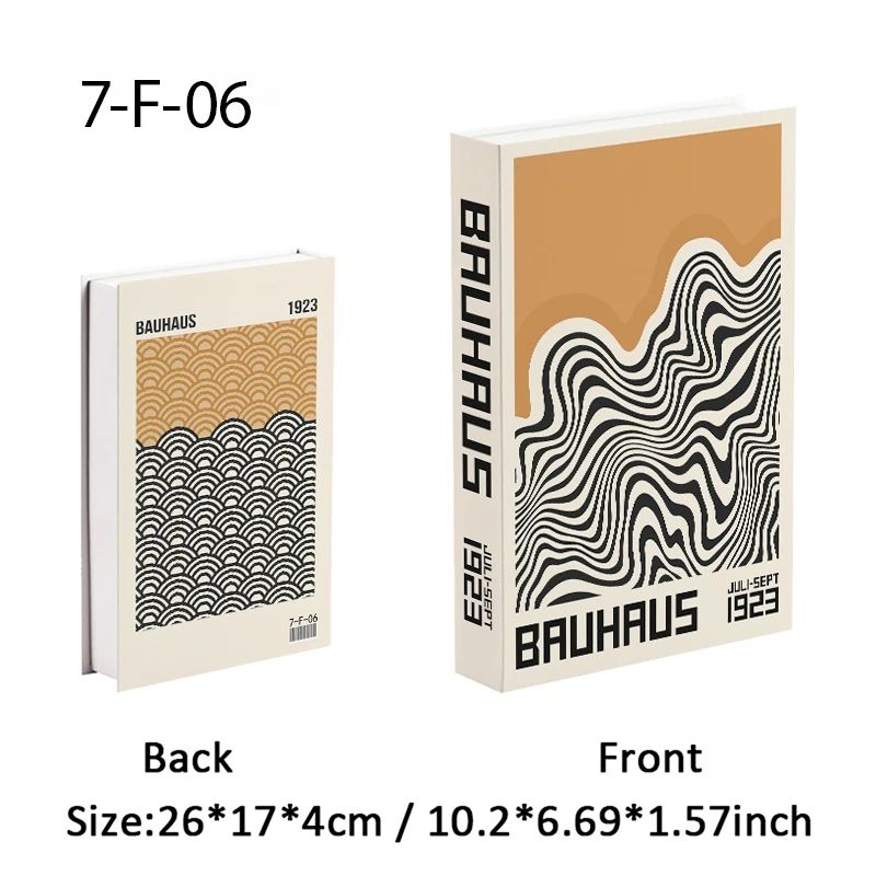 Luxury Decorative Book Storage Box Hidden Storage Art Book Decor For Home Styling 9