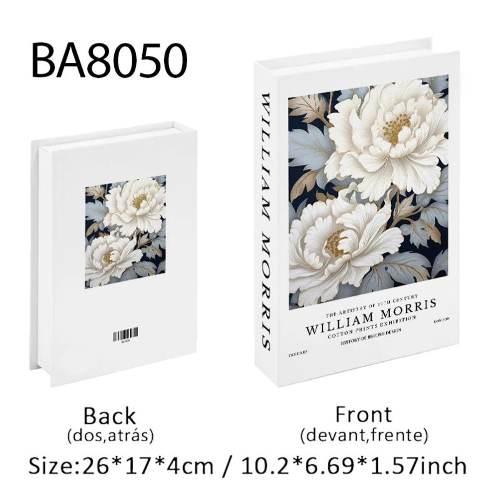 Luxury Decorative Book Storage Box Hidden Storage Art Book Decor For Home Styling 23