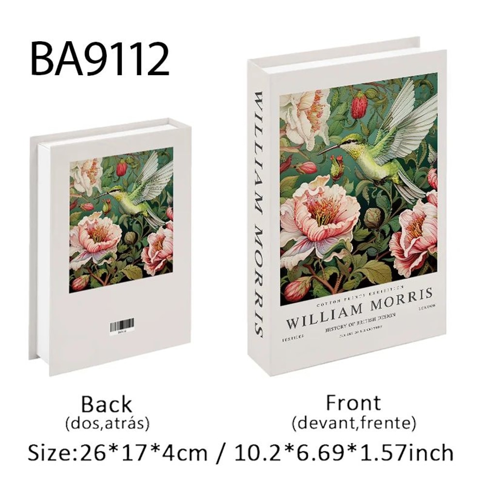 Luxury Decorative Book Storage Box Hidden Storage Art Book Decor For Home Styling 28