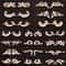 Wood Carved Corner Appliques Decorative Furniture Trim Floral Wood Onlays Set 0