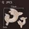Wood Carved Corner Appliques Decorative Furniture Trim Floral Wood Onlays Set 26