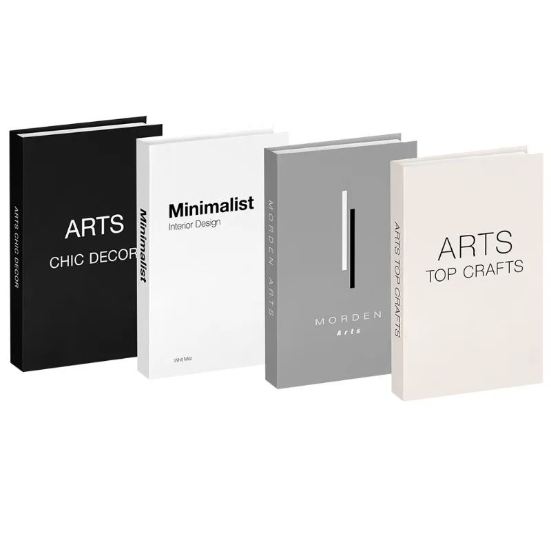 Decorative Fake Book Set Modern Aesthetic Books For Coffee Table And Shelf Decor 16