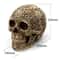 Plum Blossom Skull Resin Sculpture Artistic Gothic Home Decor Statue 5
