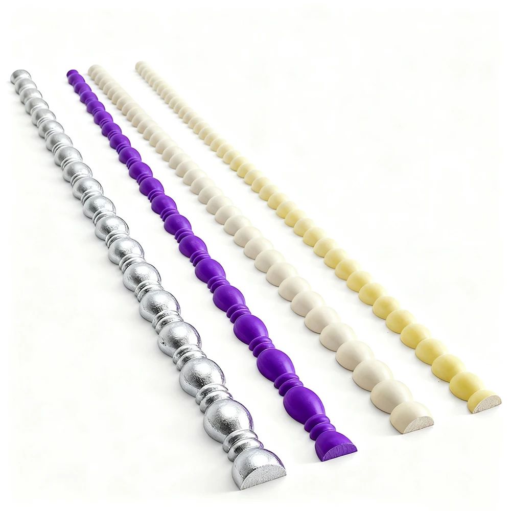 Carved Wood Applique Trim Decorative Furniture Molding For DIY Home Decor 3