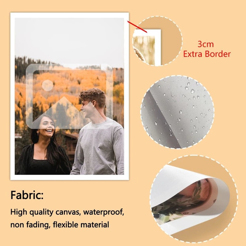 Custom Photo Canvas Print Personalized Wall Art With Frame 3