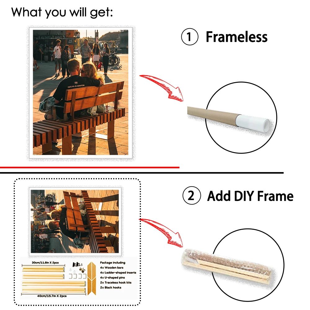 Custom Photo Canvas Print Personalized Wall Art With Frame 4