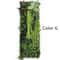 Artificial Grass Wall Panel With Rose Decor Greenery Wall Mat 8