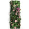 Artificial Grass Wall Panel With Rose Decor Greenery Wall Mat 17