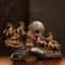 Eight Running Horses Feng Shui Decor Lucky Wealth Table Ornament 3