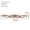 Rectangle Wood Carved Applique Decorative Furniture Trim Panel 8