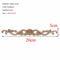 Rectangle Wood Carved Applique Decorative Furniture Trim Panel 8