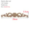 Rectangle Wood Carved Applique Decorative Furniture Trim Panel 13