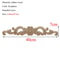 Rectangle Wood Carved Applique Decorative Furniture Trim Panel 26