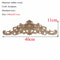 Rectangle Wood Carved Applique Decorative Furniture Trim Panel 29
