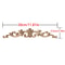 Carved Wood Corner Strip Applique Decorative Furniture Trim 15