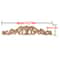 Carved Wood Corner Strip Applique Decorative Furniture Trim 17