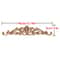 Carved Wood Corner Strip Applique Decorative Furniture Trim 18