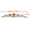 Carved Wood Corner Strip Applique Decorative Furniture Trim 19