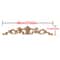 Carved Wood Corner Strip Applique Decorative Furniture Trim 24