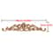 Carved Wood Corner Strip Applique Decorative Furniture Trim 7