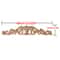 Carved Wood Corner Strip Applique Decorative Furniture Trim 25