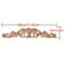 Carved Wood Corner Strip Applique Decorative Furniture Trim 12