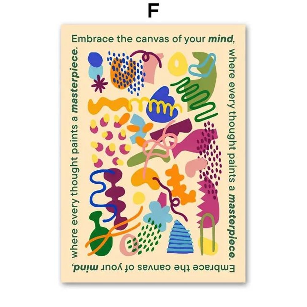 Abstract Animal Canvas Wall Art Colorful Modern Living Room Decor 9