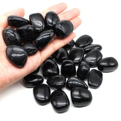 natural black tourmaline healing crystal stones energy protection decor