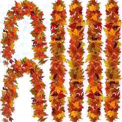 autumn maple leaf garland fall decor artificial vine for home and events