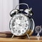 Classic Twin Bell Alarm Clock With Night Light And Loud Alarm 0