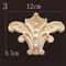 Natural Wood Carving Appliques Furniture Decorative Onlay Trim 10
