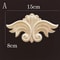 Natural Wood Carving Appliques Furniture Decorative Onlay Trim 14