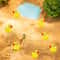 Glow In The Dark Mini Duck Figurines Set For DIY Decor And Crafts 2