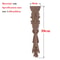 Carved Wood Applique Furniture Onlay Decorative Trim Piece 16