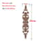 Carved Wood Applique Furniture Onlay Decorative Trim Piece 29
