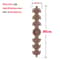 Carved Wood Applique Furniture Onlay Decorative Trim Piece 26