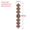 Carved Wood Applique Furniture Onlay Decorative Trim Piece 27
