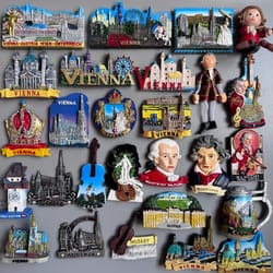 vienna memories austria fridge magnet travel souvenir decor