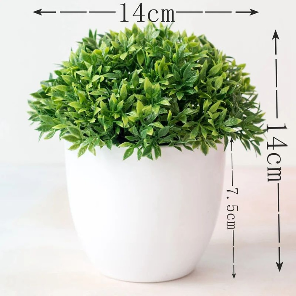 EverMini Bonsai Artificial Plant Potted Green Decor 5